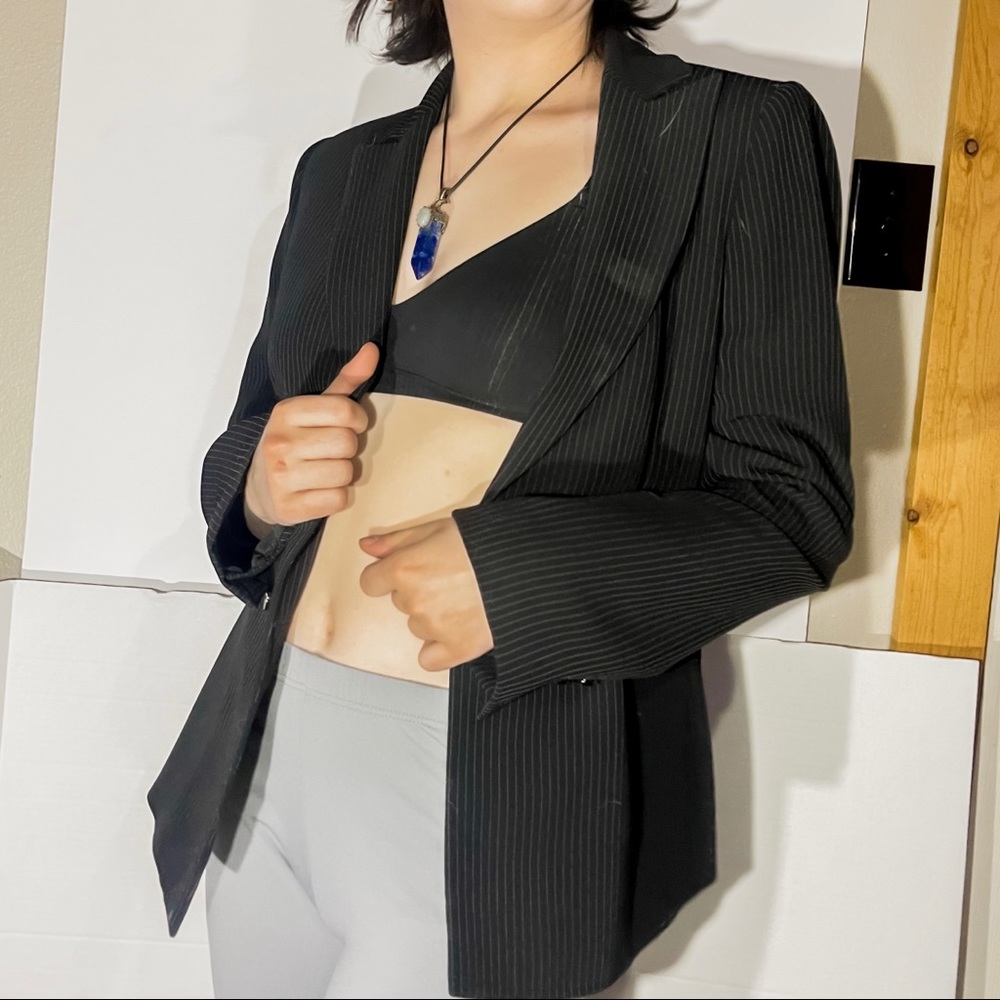Pinstripe blazer